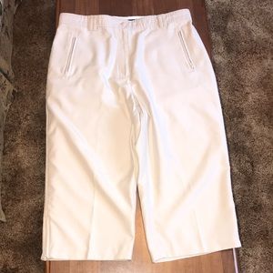 Christopher & Banks Tan High Rise Capris Size 14